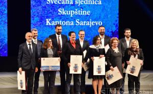 Svečana sjednica Skupštine Kantona Sarajevo: Plakete i priznanja za zaslužne